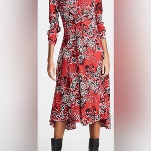 Free People Tough Love Maxi Dress Women’s Size 6 Floral Colorful Flowy Boho